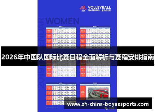 2026年中国队国际比赛日程全面解析与赛程安排指南