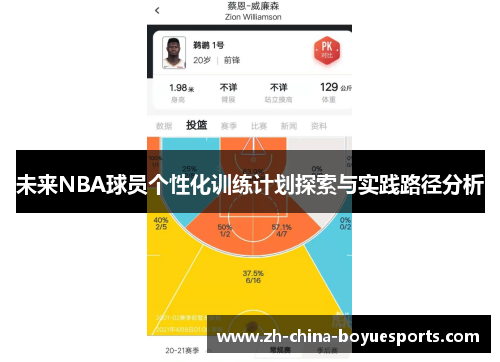 未来NBA球员个性化训练计划探索与实践路径分析