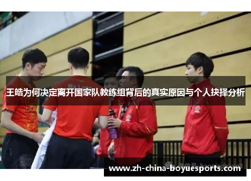 王皓为何决定离开国家队教练组背后的真实原因与个人抉择分析